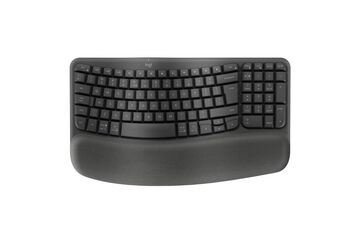 Logitech ERGO Wave Keys Tastatur Büro RF Wireless + Bluetooth QWERTY US International Graphit