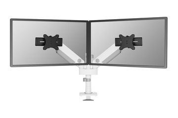 Neomounts DS65S-950WH2 Monitorarm 24-34" - Gasfeder - Topfix - mehrfach verstellbar - 180°-Stopp, Farbe: Weiß