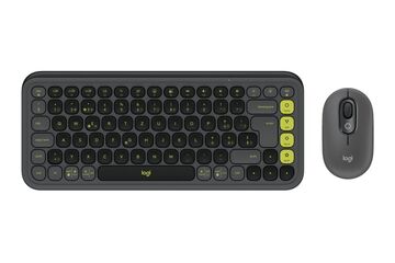 Logitech Pop Icon Combo Tastatur Maus enthalten Universal Bluetooth QWERTZ Schweiz Graphit