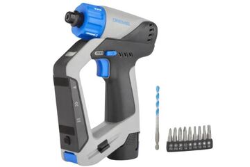 Dremel F013DD12JA Bohrmaschine 800 RPM Ohne Schlüssel 850 g Blau, Grau