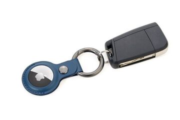 TROIKA KR21-20/DB Schlüsselring/Etui Blau, Farbe: Blau