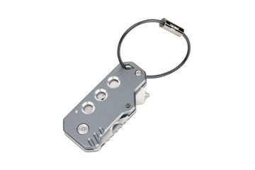 TROIKA KTL40/GY Multi-Tool-Zange Schlüsselkette 11 Werkzeug Grau