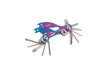 TROIKA BTL15/MC Multi-Tool-Zange Taschengröße 18 Werkzeug Mehrfarbig