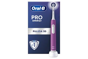 Oral-B Junior 8006540742891 Elektrische Zahnbürste Kind Rotierende Zahnbürste Violett, Farbe: Violett