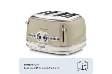 Ariete 0156/03 6 4 Scheibe(n) 1600 W Beige