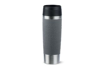 EMSA Travel Mug Classic Grande 500 ml Grau, Edelstahl, Farbe: Grau, Edelstahl
