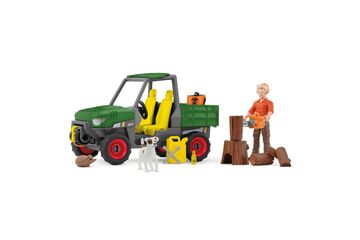 schleich FARM WORLD Waldbauer mit Fahrzeug - 42659