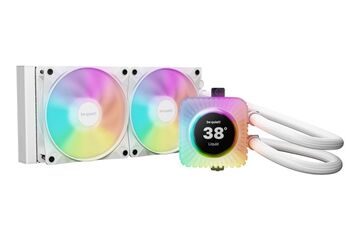 be quiet! Light Loop IO LCD 240 mm Weiß, Farbe: Weiß