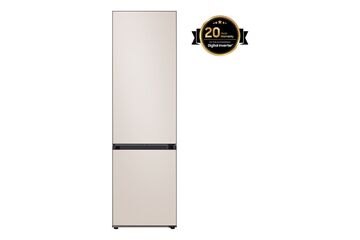 Samsung Bespoke, WiFi, 387 Liter, A, Satin Beige mit Griffmulde