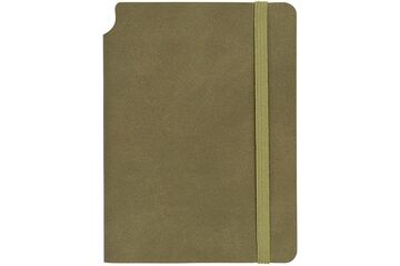 Kolma 06.450.01 Notizbuch A6 144 Blätter Olive, Farbe: Olive
