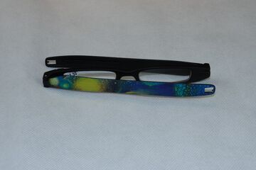 Figoline Van Gogh Unisex Rechteck Vollrand Schwarz