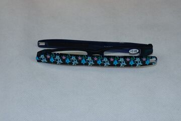 Figoline Edelweiss Unisex Rechteck Vollrand Blau