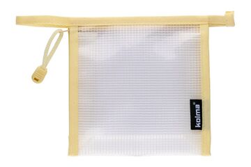 Kolma 08.189.15 Etui Weiches Federmäppchen Netz Cremefarben