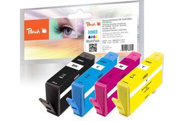 Peach 320617 Druckerpatrone 4 Stück(e) Kompatibel Standardertrag Schwarz, Cyan, Magenta, Gelb