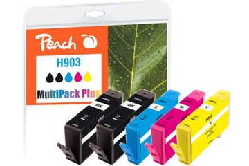 Peach 320618 Druckerpatrone 5 Stück(e) Kompatibel Standardertrag Schwarz, Cyan, Magenta, Gelb