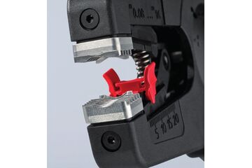 Knipex PreciStrip16 Abisolierzange Schwarz, Rot