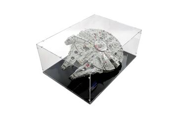 iDisplayit EC906536-BLK-MK2 Vitrine Schwarz, Transparent