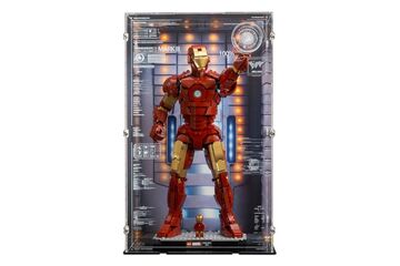 iDisplayit EC261843N-BLK-DP01 Vitrine Transparent, Mehrfarbig