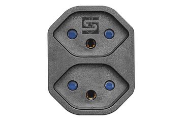Steffen 14 97 1021 Netzstecker-Adapter Typ J Schwarz