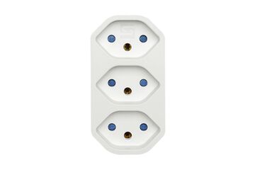 Steffen 14 97 1032 Netzstecker-Adapter Typ J Weiß