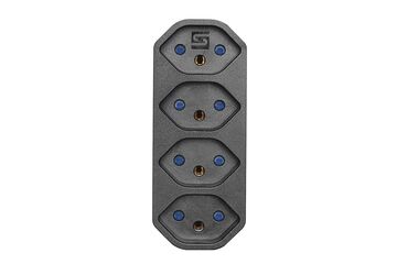 Steffen 14 97 1041 Netzstecker-Adapter Typ J Schwarz