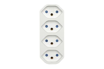 Steffen 14 97 1042 Netzstecker-Adapter Typ J Weiß