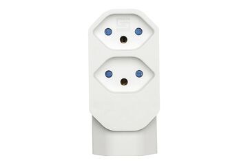 Steffen 14 97 1132 Netzstecker-Adapter Typ J Weiß