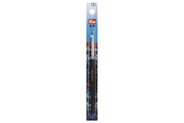 Prym Wollhäkelnadeln Soft-Griff, 14cm, 5,00mm, silberfarbig