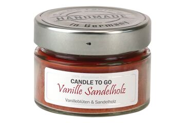 Candle Factory Candle to go Wachskerze Zylinder Vanille Rot 1 Stück(e)