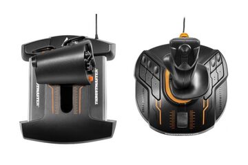Thrustmaster T-16000M FCS Hotas Schwarz, Orange USB Joystick Analog / Digital PC