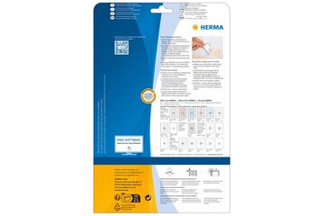 HERMA 4588 selbstklebendes Etikett Abgerundetes Rechteck Entfernbar Weiß 160 Stück(e)