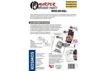 Kosmos Murder Mystery Party - Mord am Grill Party-Kartenspiel