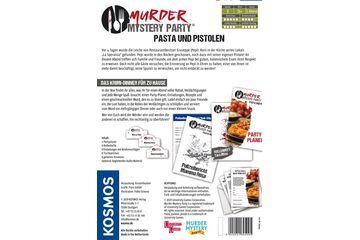 Kosmos Murder Mystery Party - Pasta & Pistolen Party-Kartenspiel