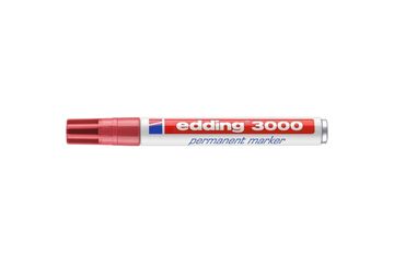 Edding 3000 Permanent-Marker Rundspitze Rot 1 Stück(e)
