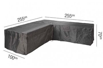 AeroCover Eck-Lounge-Hülle L-form 255x255x100x70cm