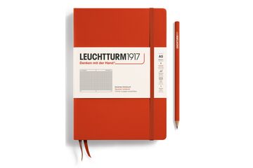 Leuchtturm 367253 Notizbuch A5 251 Blätter Rot