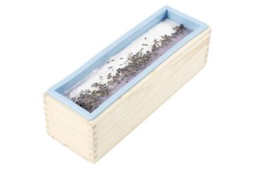 Creativ Company 371813 Form- & Gussverpackung fürs Handwerk Blau, Holz Silikon