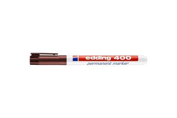 Edding 400 Permanent-Marker Rundspitze Braun 1 Stück(e)