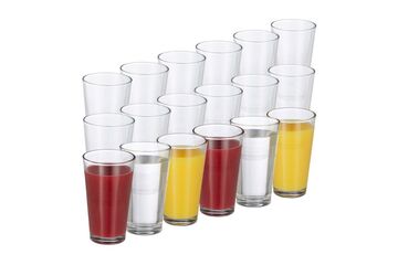 Relaxdays 4052025234133 Wasserglas Transparent 18 Stück(e) 500 ml