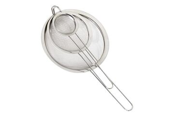 Relaxdays 4052025262938 Abtropfsieb Silber