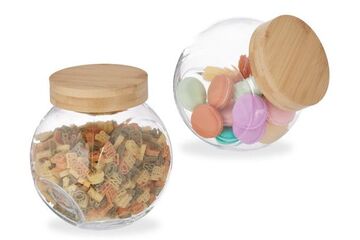 Relaxdays 4052025422608 Glas Rund Transparent