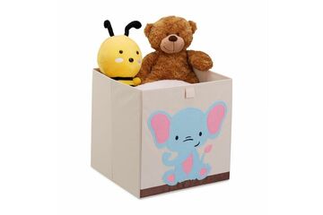 Relaxdays Aufbewahrungsbox mit Elefantenmotiv