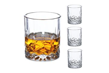 Relaxdays Whiskeygläser 4er Set