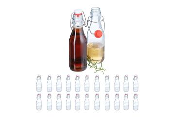 Relaxdays 10050530 Transparent Glas 0,25 l 24 Stück(e)