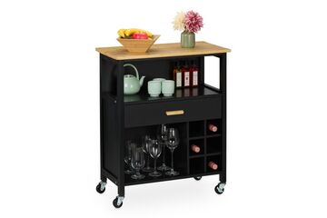 Relaxdays Kitchen Island Cart Rechteckig