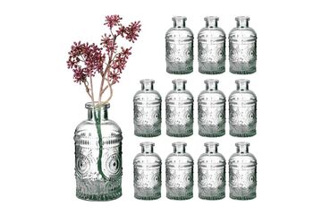Relaxdays 4052025869328 Vase Flaschenförmige Vase Glas Transparent