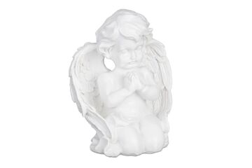 Relaxdays 10030897_49 Religiöse Gartenstatue Polyresin Weiß 1 Stück(e)