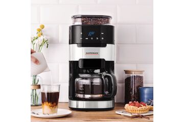 Gastroback 42711 Kaffeeautomat Grind&Brew Pro 12 Tassen 900Watt Edelstahl/schwarz