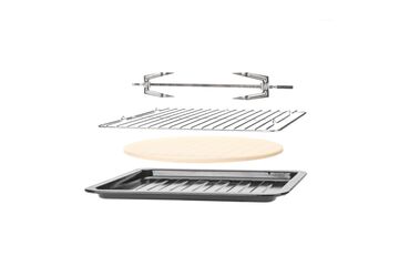 Gastroback Design Bistro 26 l 1500 W Edelstahl Grill
