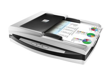 Plustek SmartOffice PL4080 ADF Flachbett- & ADF-Scanner 600 x 600 DPI A4 Schwarz, Grau